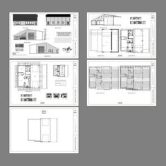 46×48 House – 1 Bedroom 1.5 Bath 1 RV – 1,157 sqft – PDF Floor Plan – Model 3B