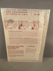 1951 Easi-Bild No 21 Hanging Book Shelf Build It Yourself Plans