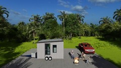 Small Mobile Home Building Plans – 13.5′ x 5.5′ – 75sqft