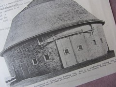 1919 Article Farm Building Ideas* Round Horse Barn Construction Layout Clay Tile