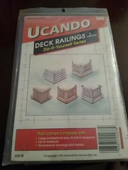 UCANDO Do-It-Yourself Series DECK RAILINGS 5 styles Plans/Design No. B2078
