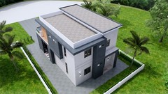 25×38 Feet House Plans 3D 4 Beds 7.5×11.7 Meter Full PDF Plans (A4 Hard Copy)