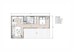 Modern Tiny House Plan | 1-Bedroom Scandinavian Cabin ( Digital Download )
