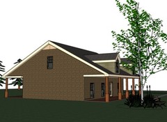 Blanche_1415G-5, all brick, 3 bed / 2 bath , 2 car garage, future upstairs, PDF