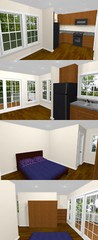 16×16 Tiny House — 446 sq ft — PDF Floor Plan — Model 18