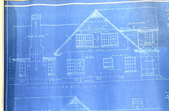 1939 Fort Worth Texas Tudor 2 Story Brick Vintage House Plans Blueprints Drawing