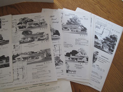 Vintage 1950’s House Plans Portfolio Folder Book Small Homes – 49 Pages