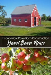 20 Yard Barn Designs – Complete Economical Pole-Barn Construction Plans (B9)