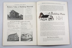 Vintage Beauty in Brick Home House Plans Catalog circa 1920s Clinton Face Brick