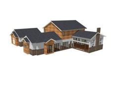 ARCHITECT DESIGNED MODERN HOUSE PLAN, 2,603 SF, 3BR, 2.5BA, MASTER SUITE, 2-CAR