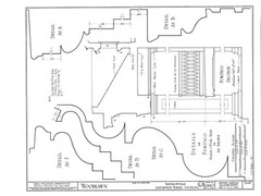 Woodlawn Plantation, LA, architectural plans, traditional southern style home