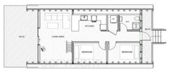 22′ x 36′ A Frame Modern Cabin House – Plan Blueprint PDF or Print Drawing ~