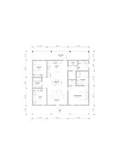 House Plan, 3 Bedroom 2 Bath Barndominium with Porch, 1620 sq ft | PDF DOWNLOAD