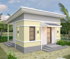 20×20 Feet One Bedroom Small House Plan 6×6 Meter 2 Bath Shed PDF (A4 Hard Copy)