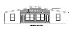 Mid-Century Modern Duplex PLAN PDF for Affordable Duplex 912 Sq. Ft. Per Unit