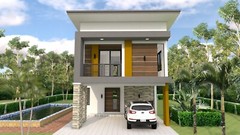 Small House Plan 20×36 Feet 6×11 Meter 3 Beds 3 Baths Shed Roof (A4 Hard Copy)