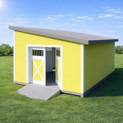 16’x20′ Shed Plans/ Modern Garden Garage Blueprint