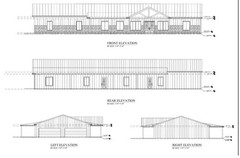 Barndominium House Plan – 3 Bed 2 Bath 2400 sq ft 3 Car – Drawings Blueprints