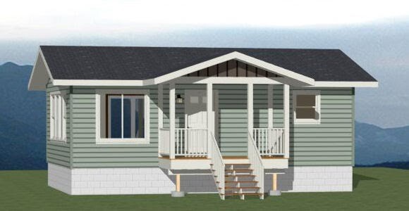 30×20 House — 1 Bedroom 1 Bath — 600 sq ft — PDF Floor Plan — Model 4