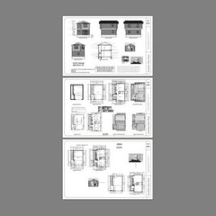 20×24 1-Car Garage — 888 sq ft — PDF Floor Plan — Model 11A