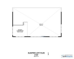 30×50 Lean Modern Cottage Custom Architectural Plans 1500SF – PDF Download