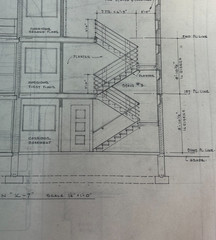RARE Blueprints of Magnus Farm Historic Farm Rest Home Arlington Heights, IL VTG
