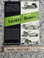 Vintage 1959 Luxury MCM Home Plan Catalog Prices Home Building Contractors KC MO
