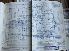 Vintage 70s Midcentury Modern Architectural House Plans Blueprints Home Layout