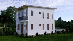 20×30 Duplex House 6×9 Meter 2 Beds 1 Bath Each Floor Shed PDF & A4 Hard Copy