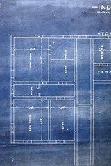 Antique Lal Bagh Palace Indore Architectural Top Plan & Lay-Out 1926 Circa Old”1