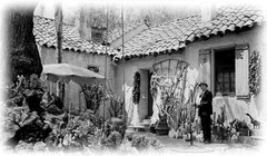 Southwestern Style Adobe Courtyard Home, architectural drawings, 4 bedrooms