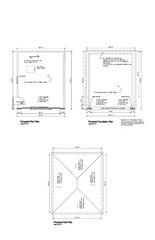20’X24′- 24’X20′ TWO CAR GARAGE PLANS GABLE DORM ROOF GARAGE PLAN 19-2024GBL-7A
