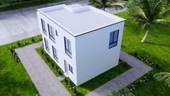 House Plans 7×10 Meter 23×33 Feet 4 Bed 3 Bath Terrace Roof PDF & A4 Hard Copy