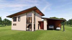 The Villa: Modern Floorplan – 2 Bedrooms / 2.5 Baths 1,955 SF Design Blueprints