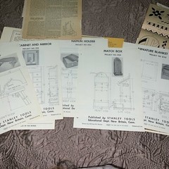 VTG 1948 Stanley – Early American Designs Booklet Series A & B – 30 Total Plans+