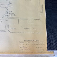 RARE Blueprints of Magnus Farm Historic Farm Rest Home Arlington Heights, IL VTG