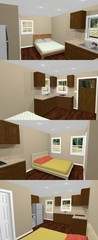 16×16 Tiny Duplex — 441 sq ft — PDF Floor Plan — Model 23A