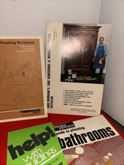 Vintage Lot Of Building Instructions- Roof-walls-bathroom-Estate Find