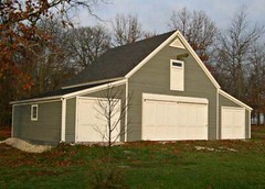 11 Coach-House Loft Garage Designs – Complete Pole-Barn Building Plans (G5)