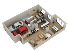 Design 3D Floor Plan Model Design