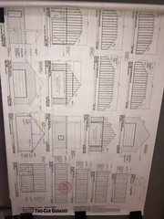 Build It Yourself 2 Car Garages 24’ Gable Entry Garlinghouse Plans 6 pages