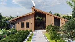 Long House 4 Bed, 3 Bathroom, CAD Blueprints Metric