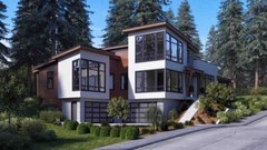 Custom Blueprints – Home Building Plans Blueprints Complete Custom Modern Home 