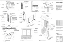 29’x44’ 3 Bed, 3 Bath Premium Barnhouse Architectural Build Plans PDF.