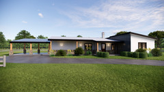 Cove Branch Barndominium – 3 Bedrooms / 2.5 Baths 2,323 SF Design Blueprints
