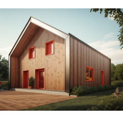 Modern House Plan, American Style House, Barndominium House, Farm House- G98