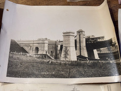 1920s hydraulic water tower photos & architectural drawings canal lock