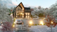 Shift Barn House 3 Bed, Terrace, Balcony CAD Blueprints Metric/Imperial