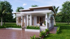 30×30 Feet Small House Plan 9×9 Meter 3 Beds 2 Bath Shed Roof PDF (A4 Hard Copy)