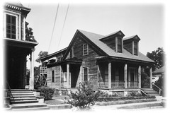 Southern Style cottage, porch, cozy attic bedroom, architectural house Plans